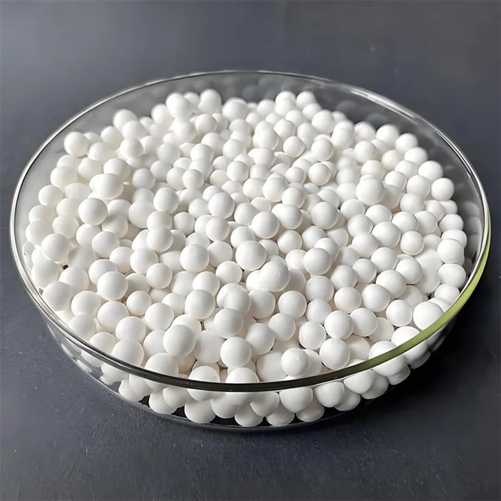 Alumina desiccant for air separation 2